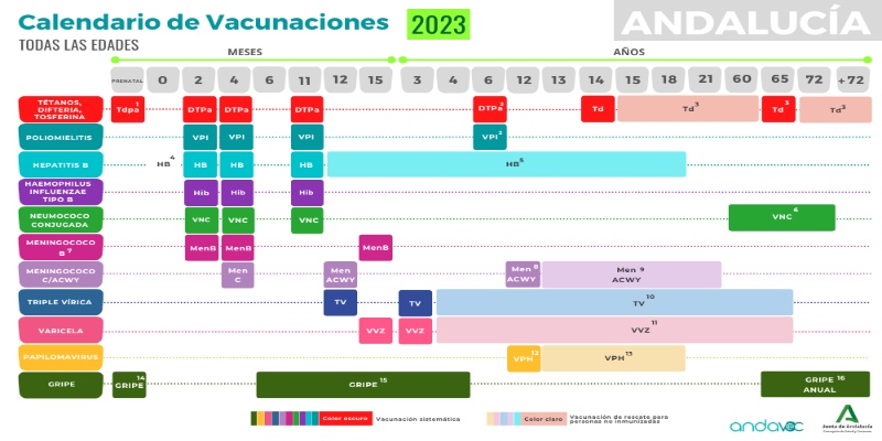 Andavac Plan Estrat Gico De Vacunaciones De La Consejer A De Salud Y