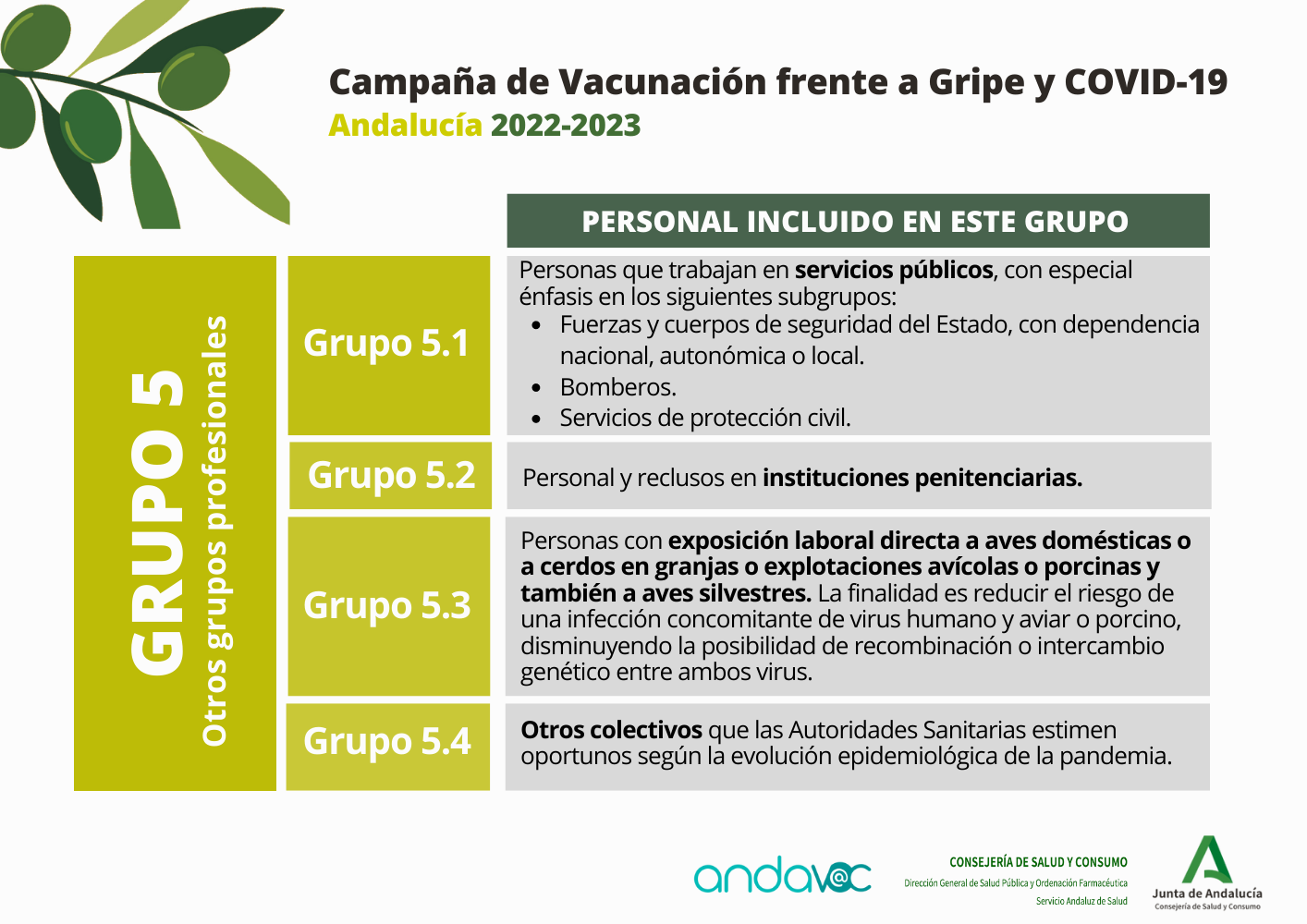 Infograf As Plan De Vacunaciones De Andaluc A Andavac